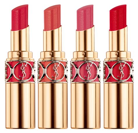 Yves Saint Laurent Rouge Volupté Shine Lipstick Balm Is Sheer 